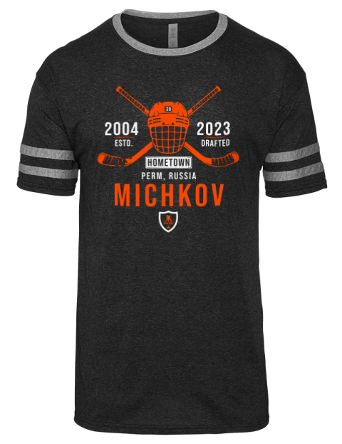 Heritage Matvei Michkov Men's Tri-Blend T-Shirt | Swagsta