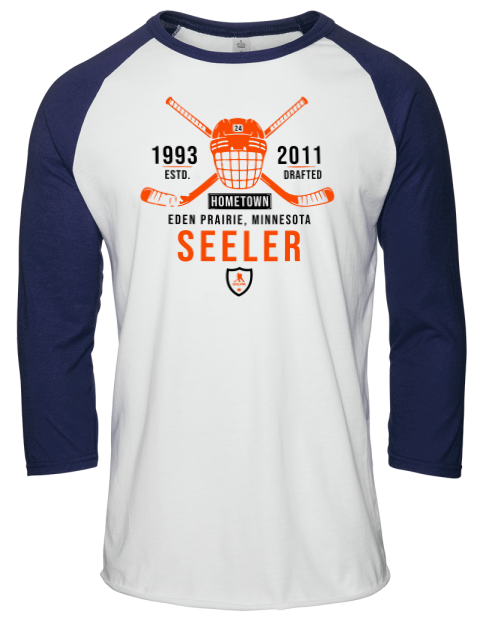 Classic Heritage Nick Seeler Unisex Premium Three-Quarter Raglan T-Shirt | Swagsta