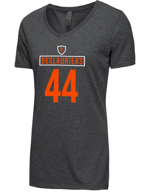 Away Jersey Nicolas Deslauriers Premium Ladies V-Neck T-Shirt | Swagsta