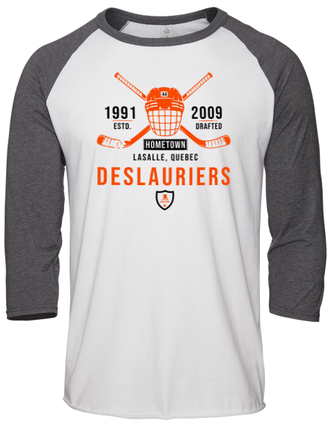 Classic Heritage Nicolas Deslauriers Unisex Premium Three-Quarter Raglan T-Shirt | Swagsta