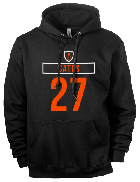 Away Jersey Noah Cates Eco Premium Unisex Hooded Sweatshirt | Swagsta