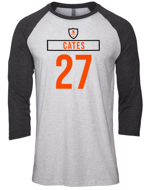 Home Jersey Noah Cates Unisex Premium Three-Quarter Raglan T-Shirt | Swagsta