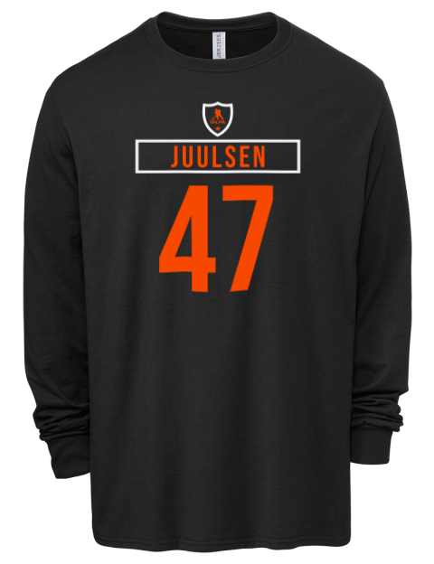 Away Jersey Noah Juulsen Men's Premium Blend Long Sleeve-T-Shirt | Swagsta