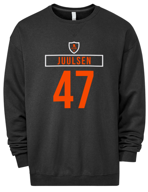 Away Jersey Noah Juulsen Premium Unisex Crewneck Sweatshirt | Swagsta