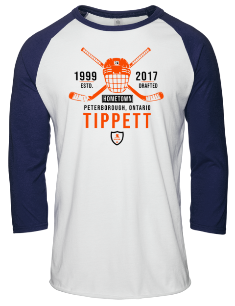 Classic Heritage Owen Tippett Unisex Premium Three-Quarter Raglan T-Shirt | Swagsta