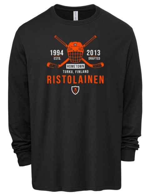 Heritage Rasmus Ristolainen Men's Premium Blend Long Sleeve-T-Shirt | Swagsta