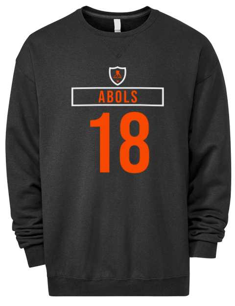 Away Jersey Rodrigo Abols Premium Unisex Crewneck Sweatshirt | Swagsta