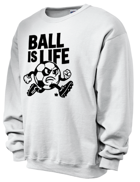 Ball is Life Soccer Unisex Crewneck Sweatshirt | Swagsta