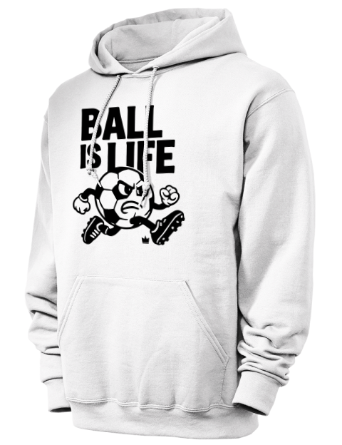 Ball is Life Soccer Unisex Hooded Sweatshirt | Swagsta