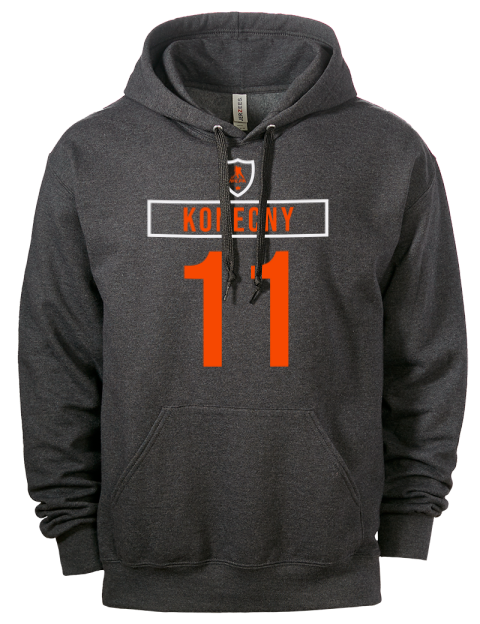 Away Jersey Travis Konecny Eco Premium Unisex Hooded Sweatshirt | Swagsta