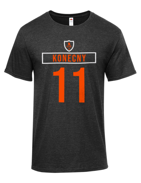 Away Jersey Travis Konecny Iconic Men's T-Shirt | Swagsta