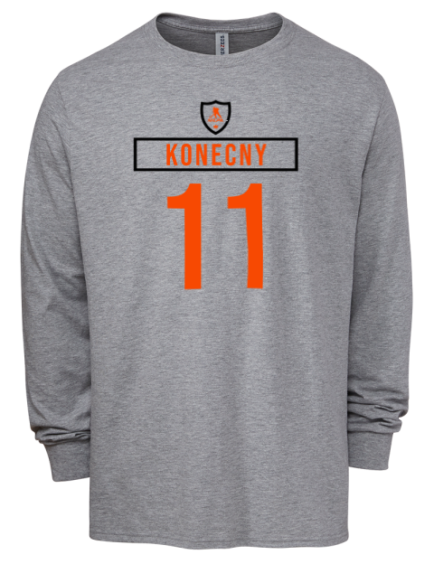 Home Jersey Travis Konecny Men's Premium Blend Long Sleeve-T-Shirt | Swagsta