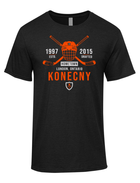 Heritage Travis Konecny Premium Ring-Spun Cotton Unisex T-Shirt | Swagsta
