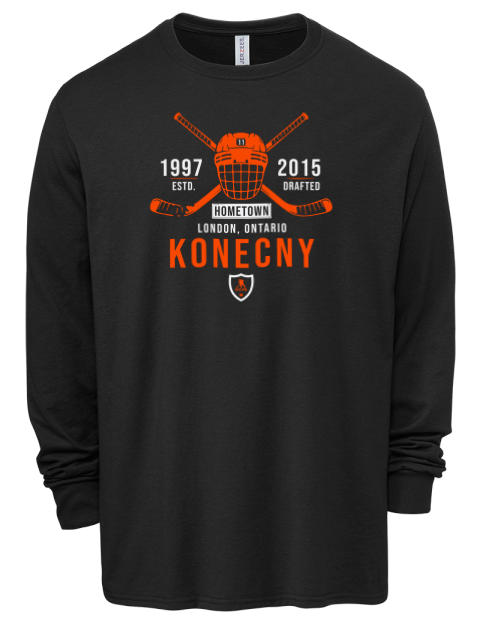 Heritage Travis Konecny Men's Premium Blend Long Sleeve-T-Shirt | Swagsta
