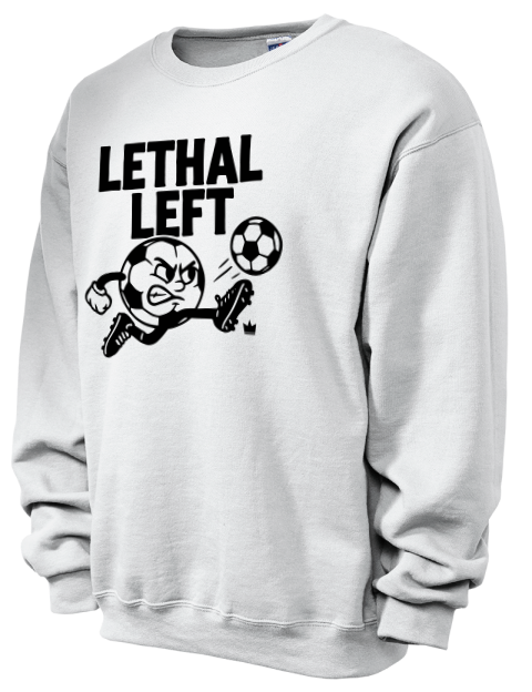 Lethal Left Soccer Unisex Crewneck Sweatshirt | Swagsta