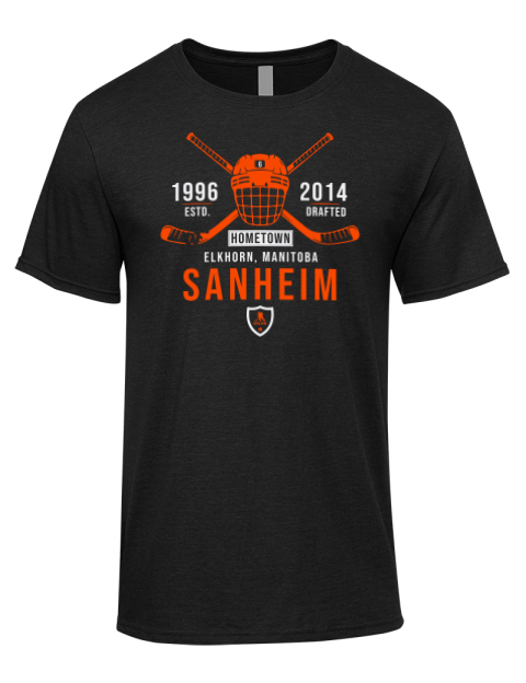 Heritage Travis Sanheim Premium Ring-Spun Cotton Unisex T-Shirt | Swagsta
