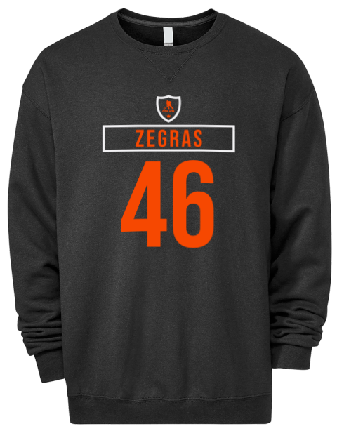 Away Jersey Trevor Zegras Premium Unisex Crewneck Sweatshirt | Swagsta