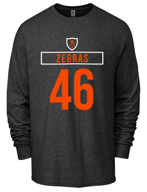 Away Jersey Trevor Zegras Men's Long-Sleeve T-Shirt | Swagsta