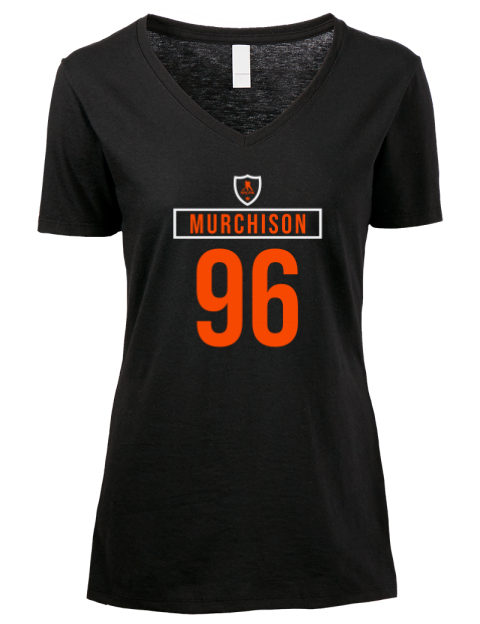 Away Jersey Ty Murchison Premium Ladies V-Neck T-Shirt | Swagsta
