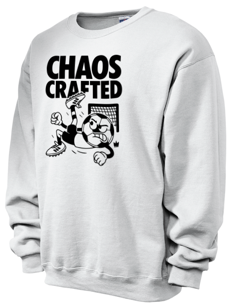 Chaos Crafted Soccer Unisex Crewneck Sweatshirt | Swagsta