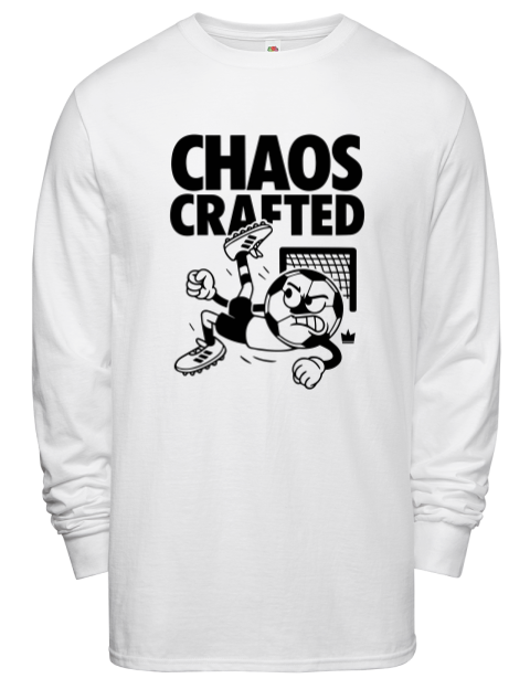 Chaos Crafted Soccer Men's Long-Sleeve T-Shirt | Swagsta