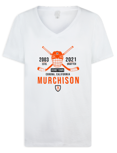 Classic Heritage Ty Murchison Premium Ladies V-Neck T-Shirt | Swagsta