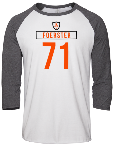 Home Jersey Tyson Foerster Unisex Premium Three-Quarter Raglan T-Shirt | Swagsta