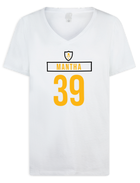 Home Jersey Anthony Mantha Premium Ladies V-Neck T-Shirt | Swagsta