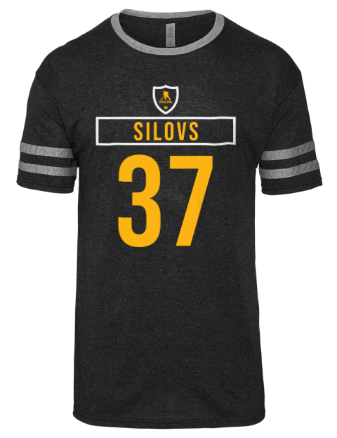 Away Jersey Arturs Silovs Men's Tri-Blend T-Shirt | Swagsta