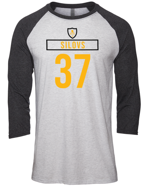 Home Jersey Arturs Silovs Unisex Premium Three-Quarter Raglan T-Shirt | Swagsta