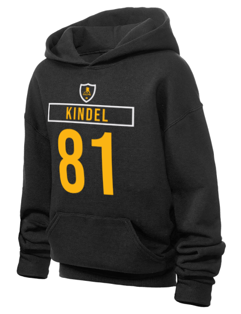 Away Jersey Ben Kindel Youth Hooded Sweatshirt | Swagsta