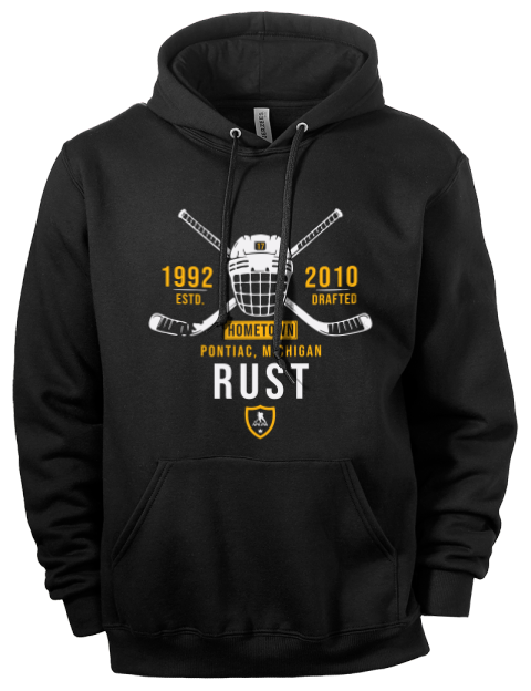 Heritage Bryan Rust Eco Premium Unisex Hooded Sweatshirt | Swagsta