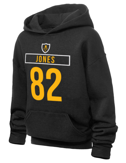 Away Jersey Caleb Jones Youth Hooded Sweatshirt | Swagsta