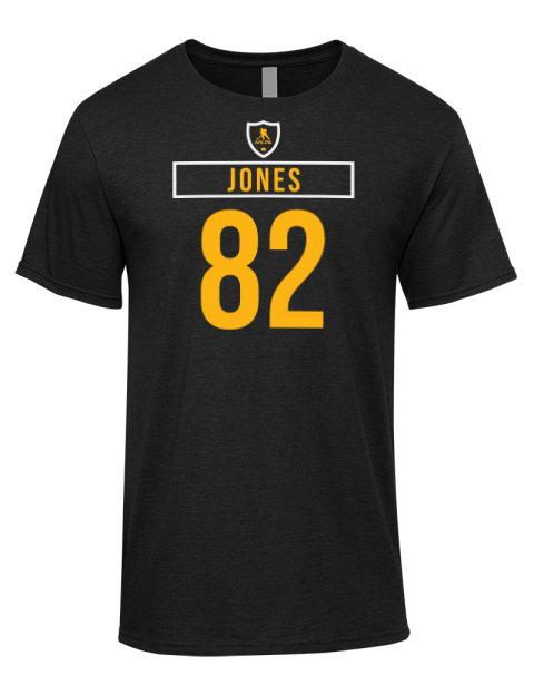 Away Jersey Caleb Jones Premium Ring-Spun Cotton Unisex T-Shirt | Swagsta