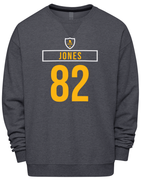 Away Jersey Caleb Jones Premium Unisex Crewneck Sweatshirt | Swagsta