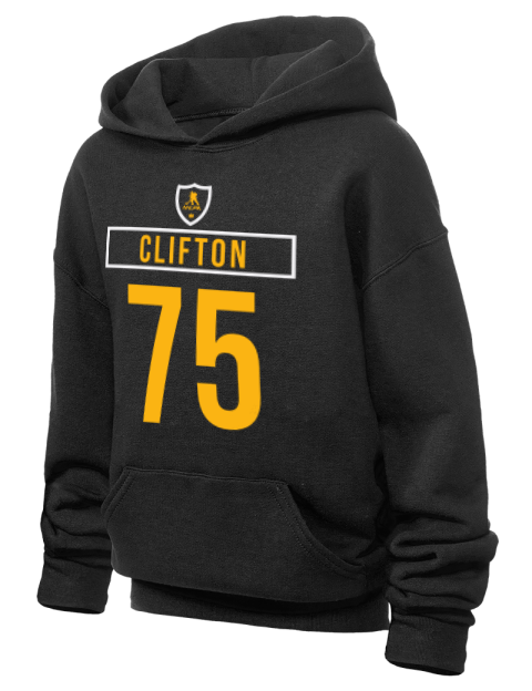 Away Jersey Connor Clifton Youth Hooded Sweatshirt | Swagsta