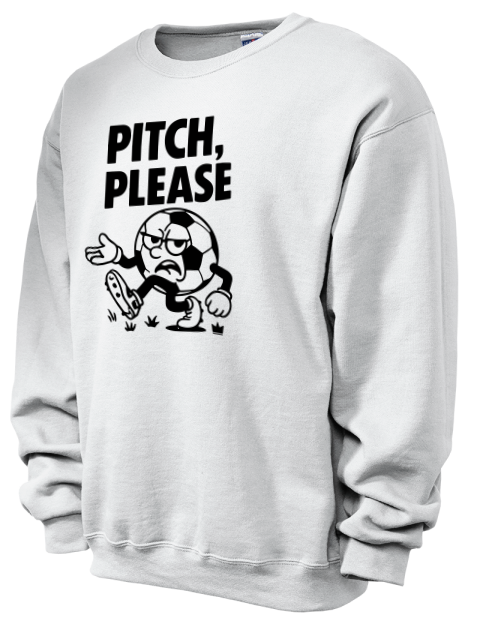Pitch Please Soccer Unisex Crewneck Sweatshirt | Swagsta