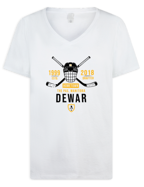 Classic Heritage Connor Dewar Premium Ladies V-Neck T-Shirt | Swagsta
