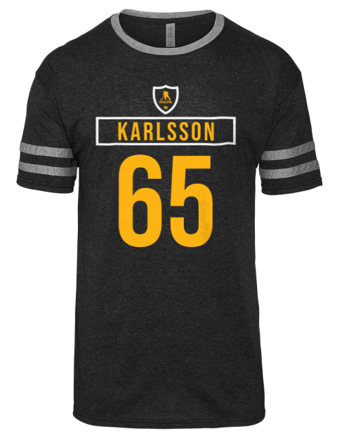 Away Jersey Erik Karlsson Men's Tri-Blend T-Shirt | Swagsta
