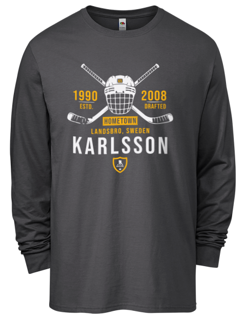 Heritage Erik Karlsson Men's Long-Sleeve T-Shirt | Swagsta