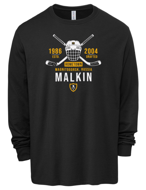 Heritage Evgeni Malkin Men's Premium Blend Long Sleeve-T-Shirt | Swagsta