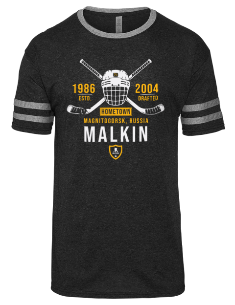 Heritage Evgeni Malkin Men's Tri-Blend T-Shirt | Swagsta