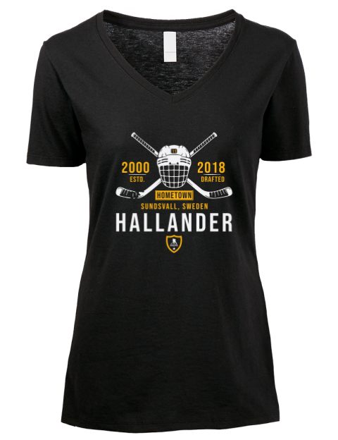 Heritage Filip Hallander Premium Ladies V-Neck T-Shirt | Swagsta