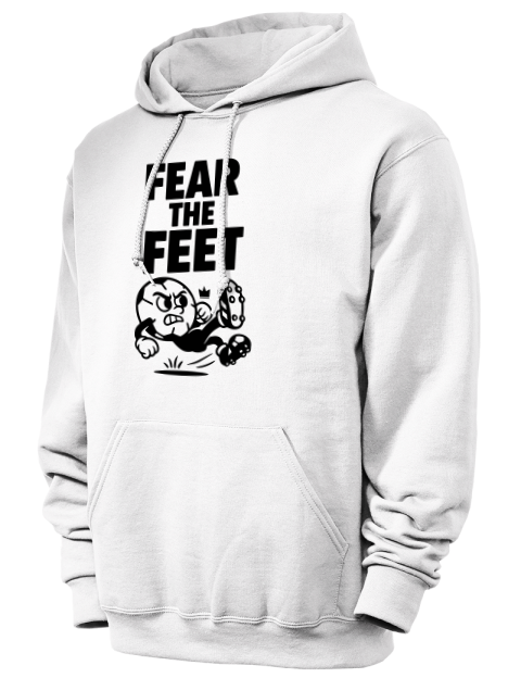 Fear the Feet Soccer Unisex Hooded Sweatshirt | Swagsta