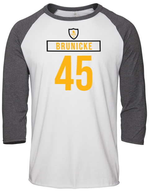 Home Jersey Harrison Brunicke Unisex Premium Three-Quarter Raglan T-Shirt | Swagsta
