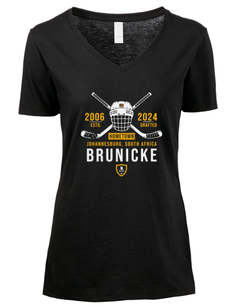 Heritage Harrison Brunicke Premium Ladies V-Neck T-Shirt | Swagsta
