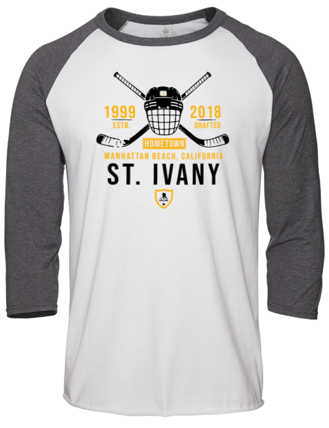 Classic Heritage Jack Ivany Unisex Premium Three-Quarter Raglan T-Shirt | Swagsta