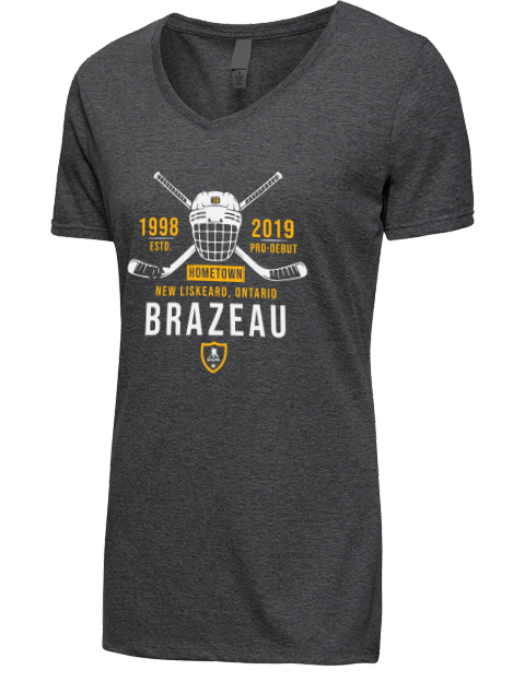 Heritage Justin Brazeau Premium Ladies V-Neck T-Shirt | Swagsta