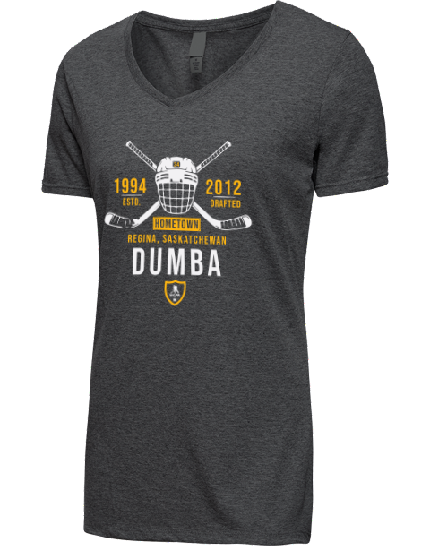 Heritage Mathew Dumba Premium Ladies V-Neck T-Shirt | Swagsta