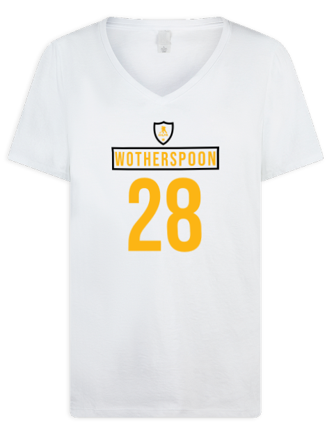 Home Jersey Parker Wotherspoon Premium Ladies V-Neck T-Shirt | Swagsta